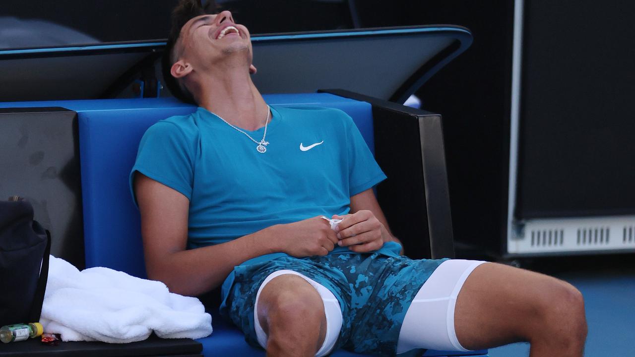 An exhausted Popyrin will be hoping for fewer games in his second round clash.