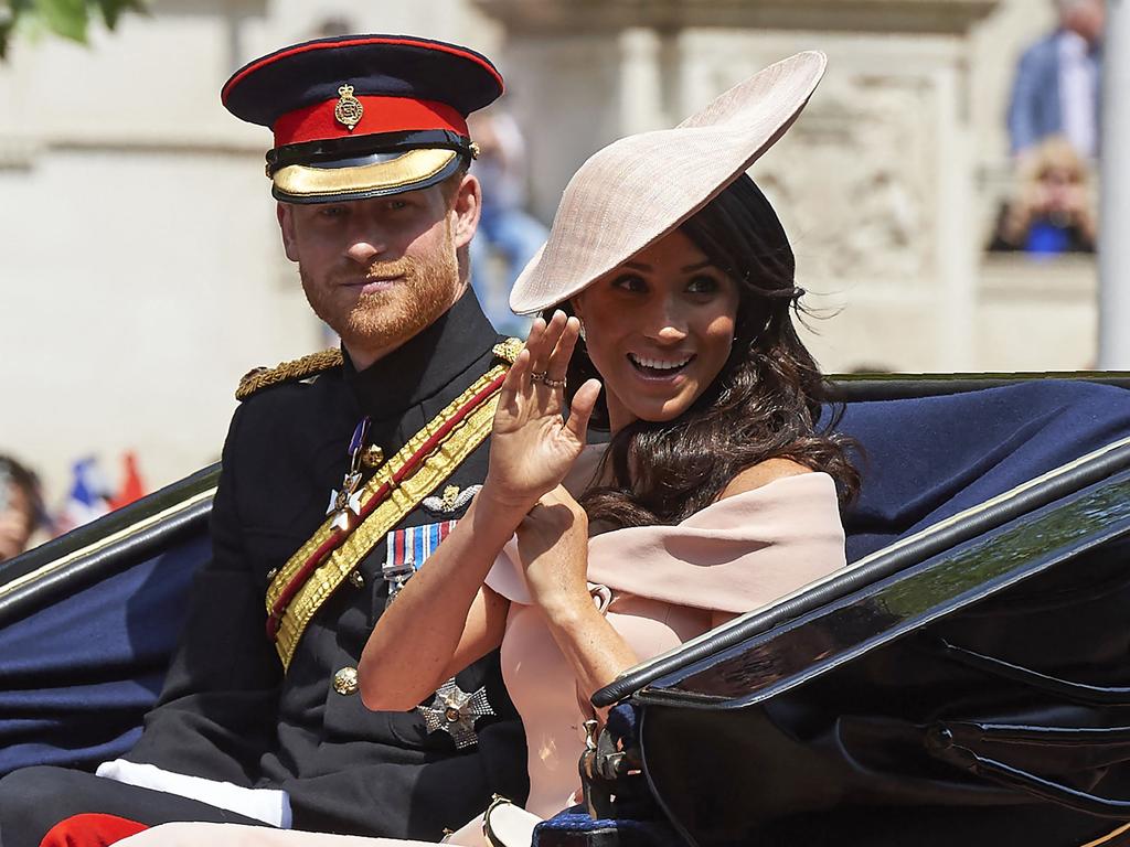 He preferred The Crown to the stories he read about himself and Meghan in the British press. Picture: Niklas Halle'n / AFP.