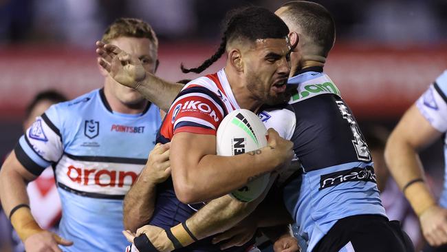 Terrell May could have easily joined the Storm last year but will now line up against them in Friday’s semi-final. Picture: Mark Metcalfe/Getty Images