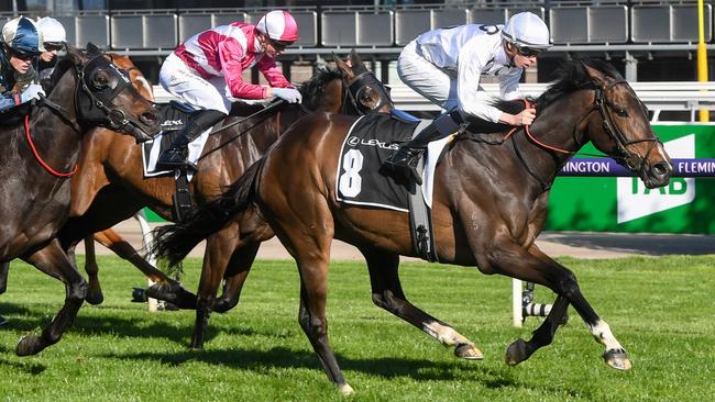 Lunar Flare was good winning The Bart Cummings at Flemington and is a genuine chance in the Melbourne Cup. Picture: Getty Images