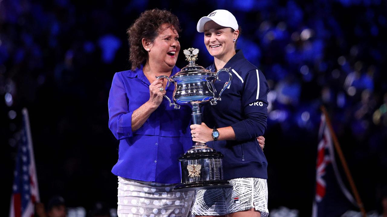 Evonne Goolagong’s surprise appearance at the women’s final was a closely guarded secret.