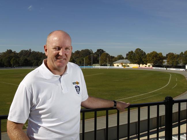 AFL North East Border regional general manager John O'Donohue, at Wangaratta FC