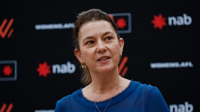 Emma Moore, General Manager of AFLW (Photo by Dylan Burns/AFL Photos via Getty Images)