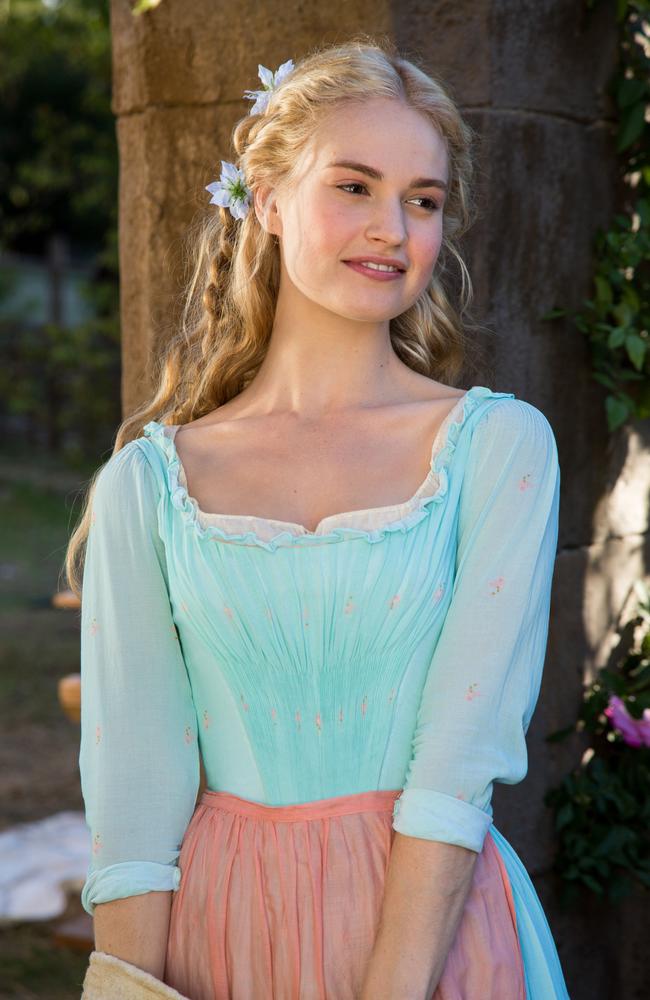 Fairytale beauty ... Lily James in Disney's live-action Cinderella, directed by Kenneth Branagh.