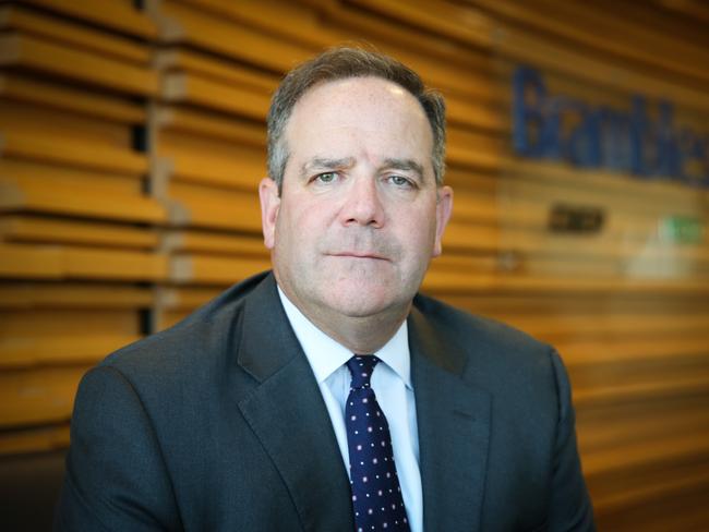 Outgoing Brambles CEO Tom Gorman said he was embarrassed to be leaving such a sour note.