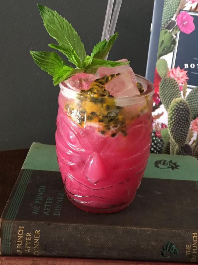 The Botanist’s tiki cocktail.