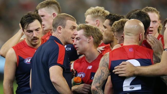 Simon Goodwin hasn’t been able to get his players to respond. Picture: Getty Images 