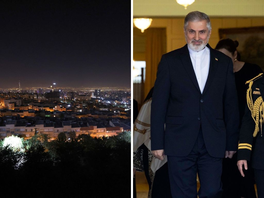 Tehran where explosions were heard after Israel's retaliatory strikes on the capital, and the Iranian ambassador to Australia Ahmad Sadeghi who has labelled the strike a 'terrorist attack'.