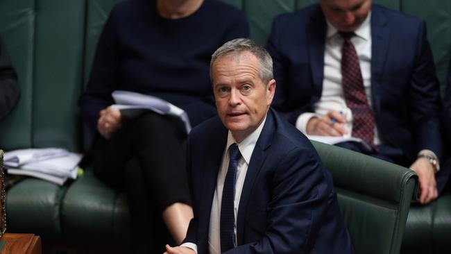 Bill Shorten in question time yesterday. Picture: Gary Ramage