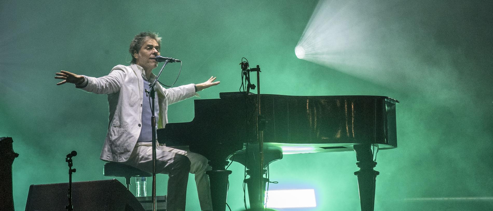 The Whitlams perform their Eternal Nightcap album at the Toowoomba Carnival of Flowers Festival of Food and Wine. Sunday, September 11, 2022. Picture: Nev Madsen.