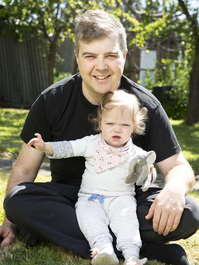 Tom Clarke with Lyra. Picture: Ellen Smith