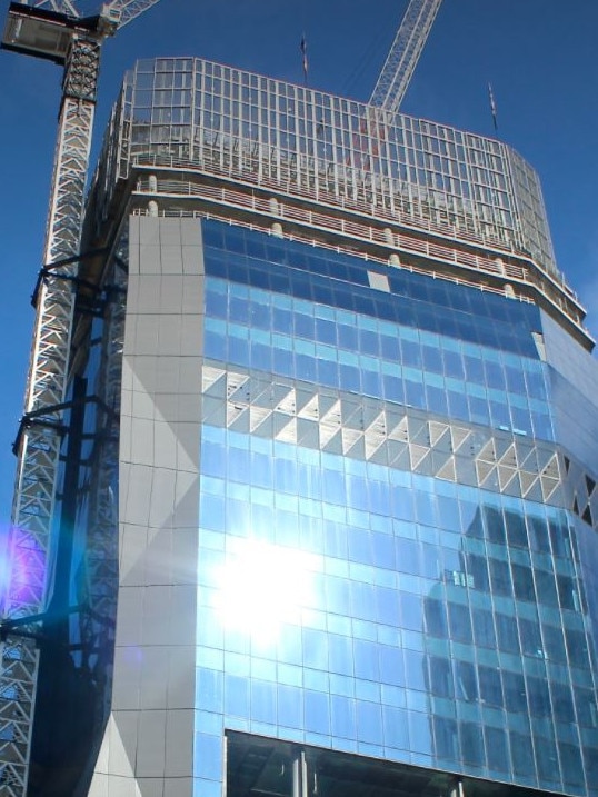 Probuild’s Victoria Univetrsity City West Tower which is under construction in Melbourne.