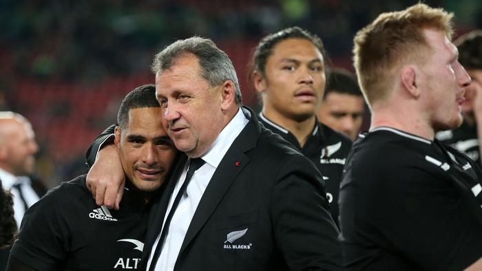 New Zealand Rugby CEO Mark Robinson has called a press conference with All Blacks coach Ian Foster’s future hanging in the balance. Photo: Getty Images