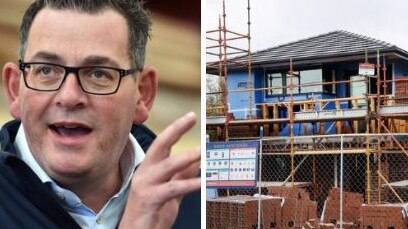 Daniel Andrews has provided a major lifeline to struggling Porter Davis customers. Picture: News Corp Australia