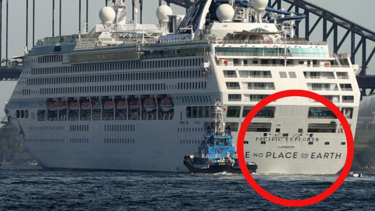 Picture reveals chilling reality for lone ship