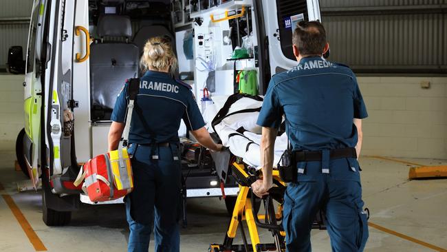 Emergency services attended two major crashes on the Gold Coast overnight. Picture: Brendan Radke