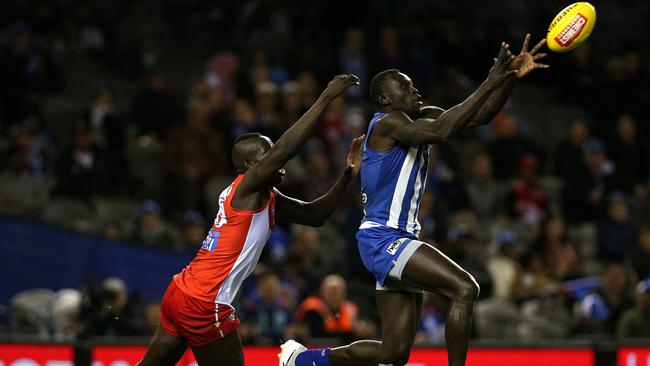 Majak Daw has said he hoped one day be a role model to the Sudanese community. Picture: AAP