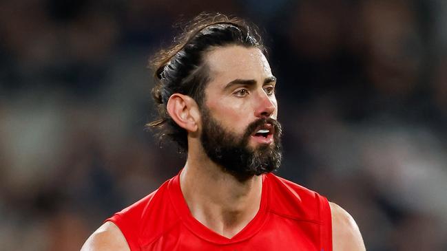 Brodie Grundy will be the trade period’s biggest prize it seems. (Photo by Dylan Burns/AFL Photos via Getty Images)