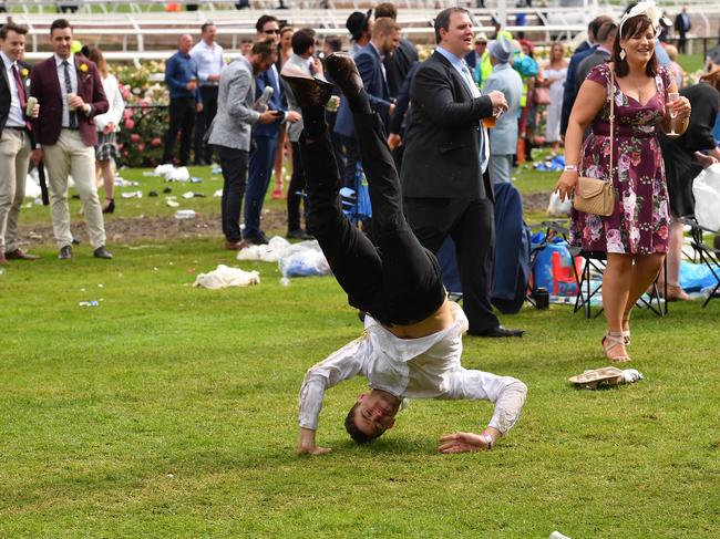 Backflip time. Picture: Jason Edwards/News Corp Australia