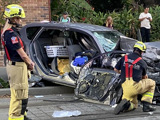 Surrey Hills car into tram