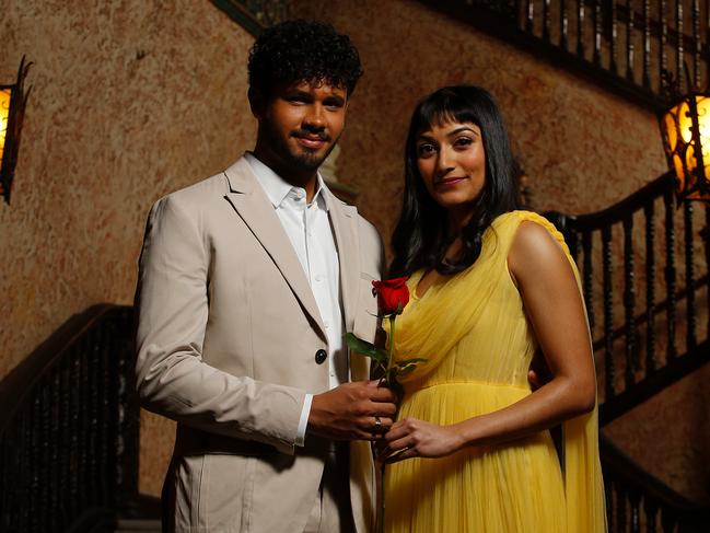 L to R: Brendan Xavier and Shubshri Kandiah who will play the Beast and Belle in the stage production of Beauty and the Beast at the Capitol Theatre. Picture: John Appleyard