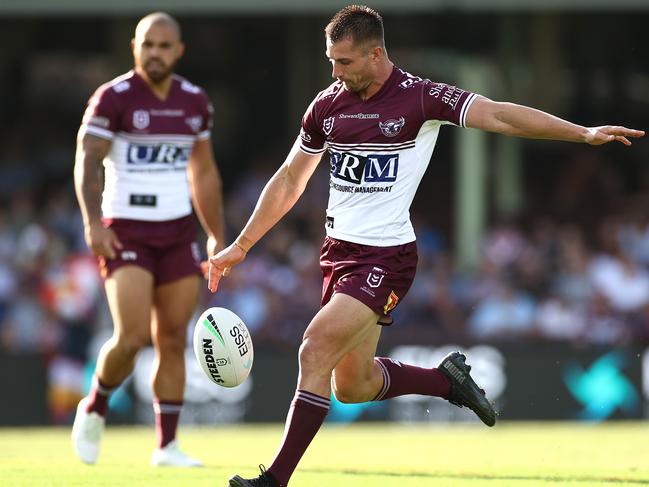 Kieran Foran says the speed of the game has reached unprecedented levels. Picture: Cameron Spencer/Getty Images.