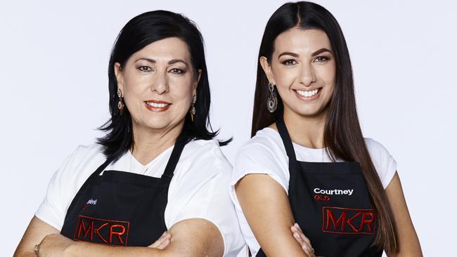 My Kitchen Rules contestants Valerie and Courtney from Queensland. Picture: Supplied/Channel 7