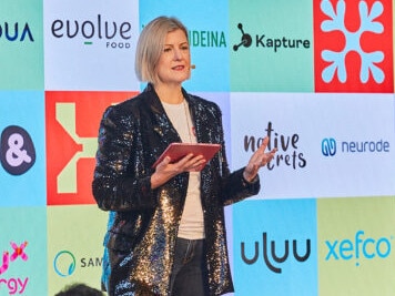 Sally-Ann Williams, CEO of Cicada Innovations, was MC at Tech23. Picture: supplied.