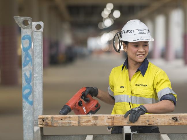 Pictured Emma Tran  who is an Apprentice at Multiplex. According to Liverpool student Emma Tran, taking part in Jump Start has changed her perception of trade industries and inspired her to pursue site supervision as a long-term career goal., , “Before I finished high school, I never thought I would be working for Multiplex,” said Emma, now a first-year apprentice at Multiplex, working on the Western Sydney International Airport (Nancy-Bird Walton) project., , “At first, I wanted to continue working in hospitality, as I had done for five years. But once I joined the Jump Start program, my perspective changed, and that’s when I applied for my apprenticeship with Multiplex. It was the best decision I’ve made.”, , In her final year of high school, Emma completed work experience with Multiplex on the Western Sydney International Airport project, before securing an apprenticeship with the company and enrolling with the Master Builder’s Association at TAFE. Being part of the Jump Start program not only gave Emma a window into the industry, but also showed her the value of working onsite in a close-knit team., , “When I did work experience with Multiplex I was shown all facets of the construction site, and I saw how the Multiplex team interacted with one another,” said Emma., , “That was the moment I knew that the construction industry is where I saw my future and that this is the team I wanted to be a part of.”, , While Emma initially looked to a career in carpentry during her early days in the Jump Start program, her long-term goal is to become a site supervisor, which she hopes will give her a platform to inspire other young women her age, and to give other girls the experiences that she was given onsite., , “I am passionate about inspiring and motivating young women to pursue careers in the construction industry. I love being a leader and teaching others – I hope to be in a position which allows me to do that,” she said., , Emma also credits her family for encouraging her to pursue a career that many young women wouldn’t have considered., , “My cultural background is Vietnamese and I come from a family of six. We were very family oriented and I was supported in every choice I made in life. My family shaped me to follow paths which I felt comfortable and happy with, and I wasn’t limited to any boundaries. My parents always pushed me to be the best person I could be,” said Emma., , “The advice that I would give to other women in pursuing a trade skills pathway is that if it interests you, you should go for it. I believe that giving something new a try could change your life in the best way possible.”