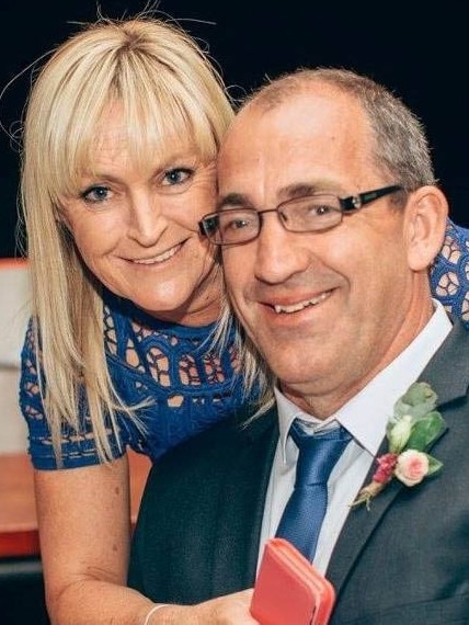 Craig Smith, 53, pictured with wife, Tania, was killed when Joshua Aaron Byrne’s car smashed into him while he was performing a U-turn on Coleman St, Wagga in 2017. Picture: Supplied