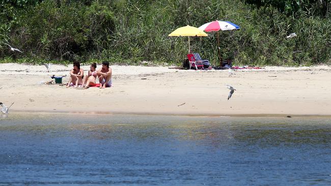 A man has drowned at Cudgen Creek today. Pics Adam Head