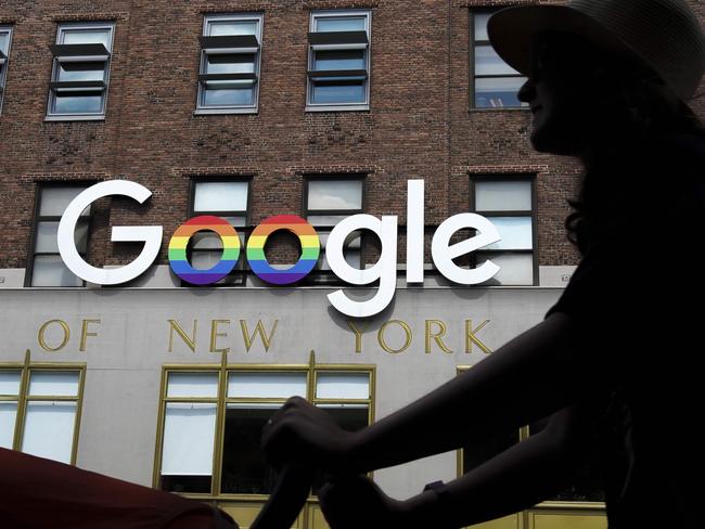 Google’s building in New York City. Picture: AFP