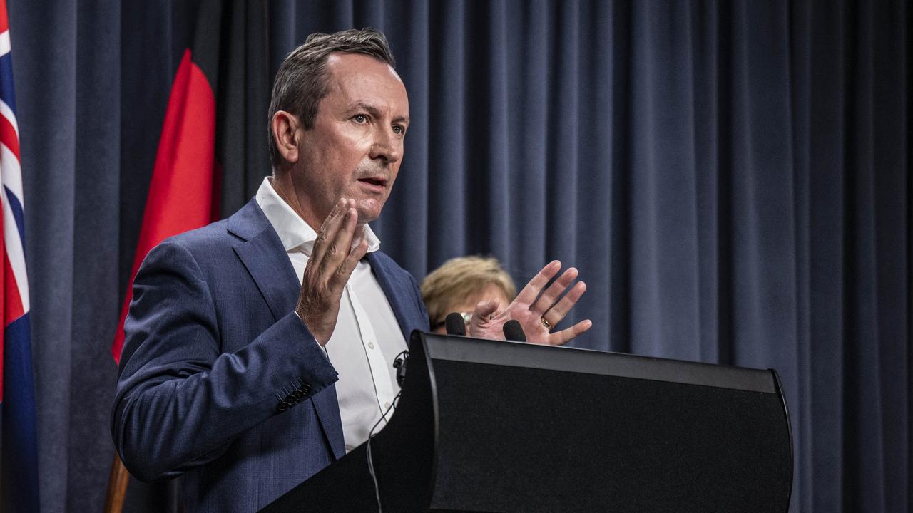 WA Premier Mark McGowan has continued to criticise the commonwealth over the quarantine system. Picture: NCA NewsWire/Tony McDonough
