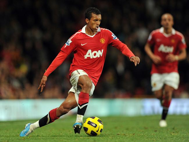 Nani won four Premier League titles with Manchester United. Picture: AFP Photo/Adrian Dennis