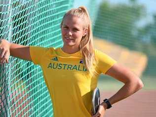 GOLDEN GIRL: Taryn Gollshewsky training for the Commonwealth Games. Picture: Mike Knott BUN230118TARYN3