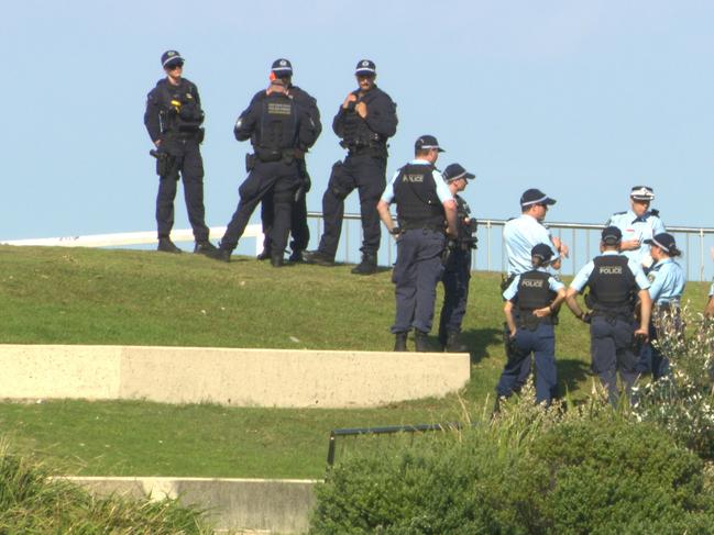 Police at the scene. Picture: OnScene Bondi