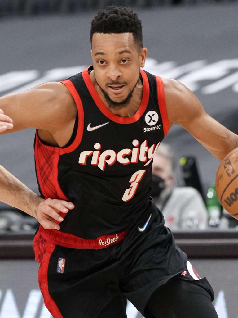 CJ McCollum is leaving Portland. Mark Blinch/Getty Images/AFP