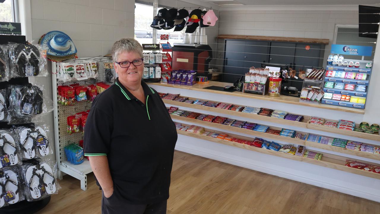 Bluff Servo Manager Leanne Schothorst at the brand new store. Photo: Kristen Booth