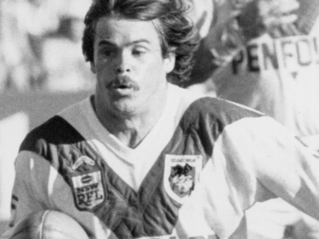 1984 : St George Illawarra Dragons' Steve Morris - sport rugby league action NRL