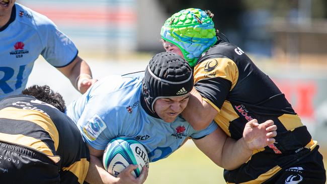 NSW player Jackson Stiel in the crucial win against the Force. Picture: Julian Andrews