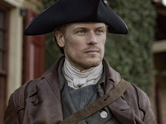 Sam Heughan as Jamie Fraser in Outlander.