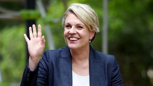 Acting Opposition Leader Tanya Plibersek, in Rosebery yesterday to announce Labor’s plan to get the best and brightest Australians to study teaching. Picture:  Hollie Adams