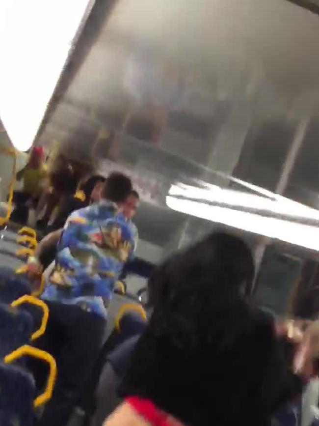 A young Sydney man was is attacked on a train during a night out. Picture: Supplied