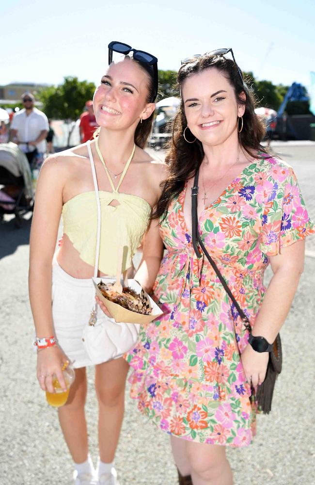 Isabella Depold and Nicky Palmer at Caloundra Music Festival. Picture: Patrick Woods.