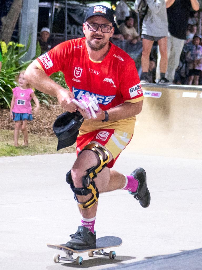 Donny Fraser at Rumble On The Reef Sugar Bowl Skatepark Saturday 23 September 2023 Picture:Michaela Harlow