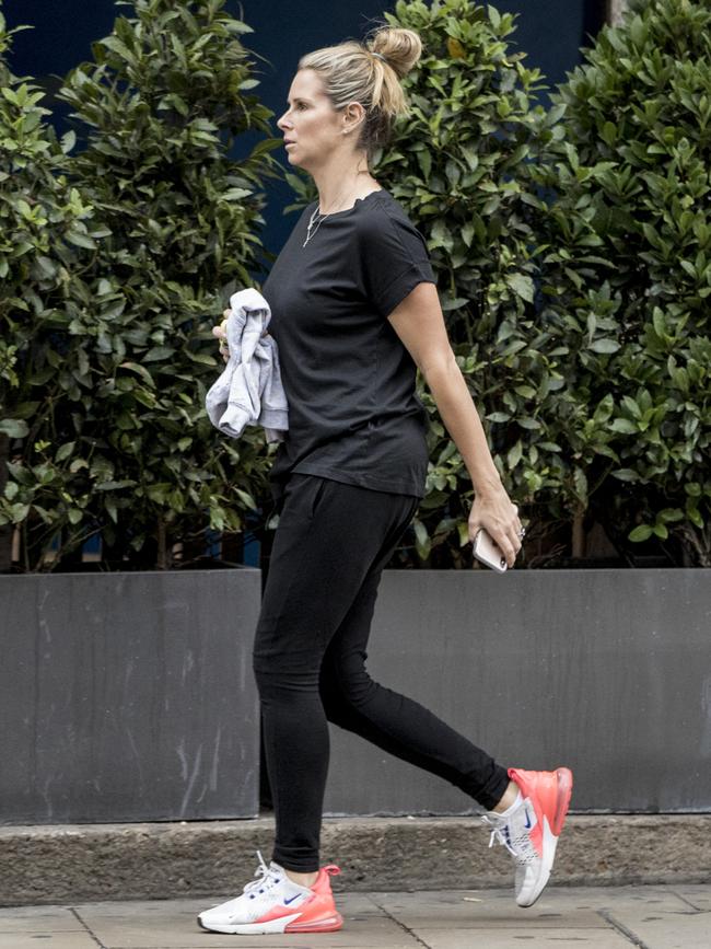 Candice Warner walking in the streets of London. Picture: Ella Pellegrini