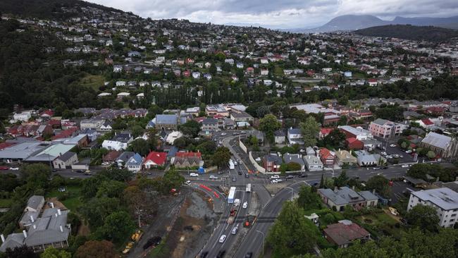 The state government says work on the fifth lane of the Southern Outlet is going well.