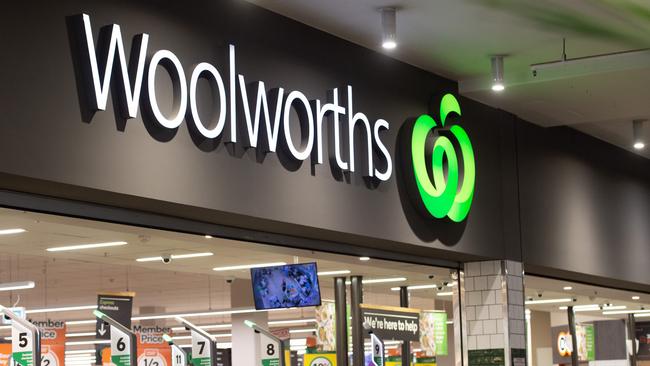 Steep falls in retail giants Woolworths and Coles pushed the market lower on Monday. Picture: Newswire / Nicki Connolly