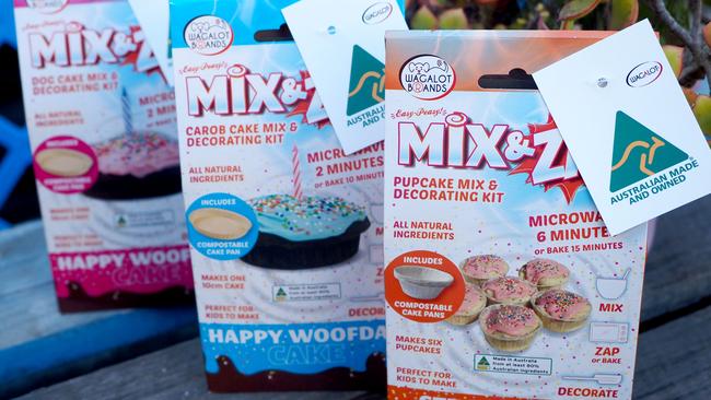 People love spoiling their dogs with DIY doggie cake kits. Picture: Supplied