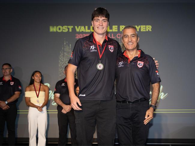 Buster Hindmarsh was crowned MVP of North Sydney's SG Ball team. Picture: North Sydney Bears
